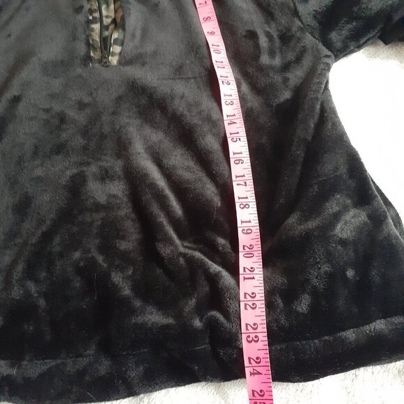 Anthropologie Sunday In Brooklyn Women's S Kelyn Cozy Black Hooded Pullover - Picture 11 of 11